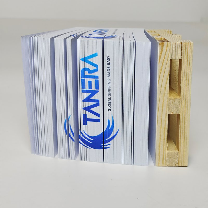 Memo Cube Wooden Pallet Memo Clip Wood Holder Sticky Note With Wooden Pallet