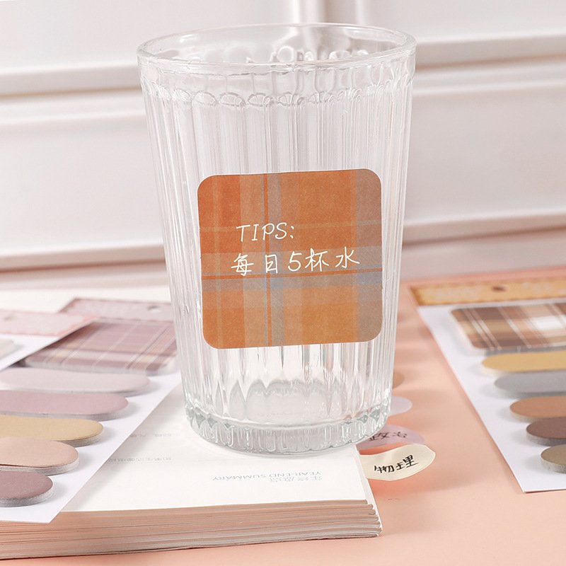 Creative loose-leaf sticky notes simple Ins small memo pad paper color office notes