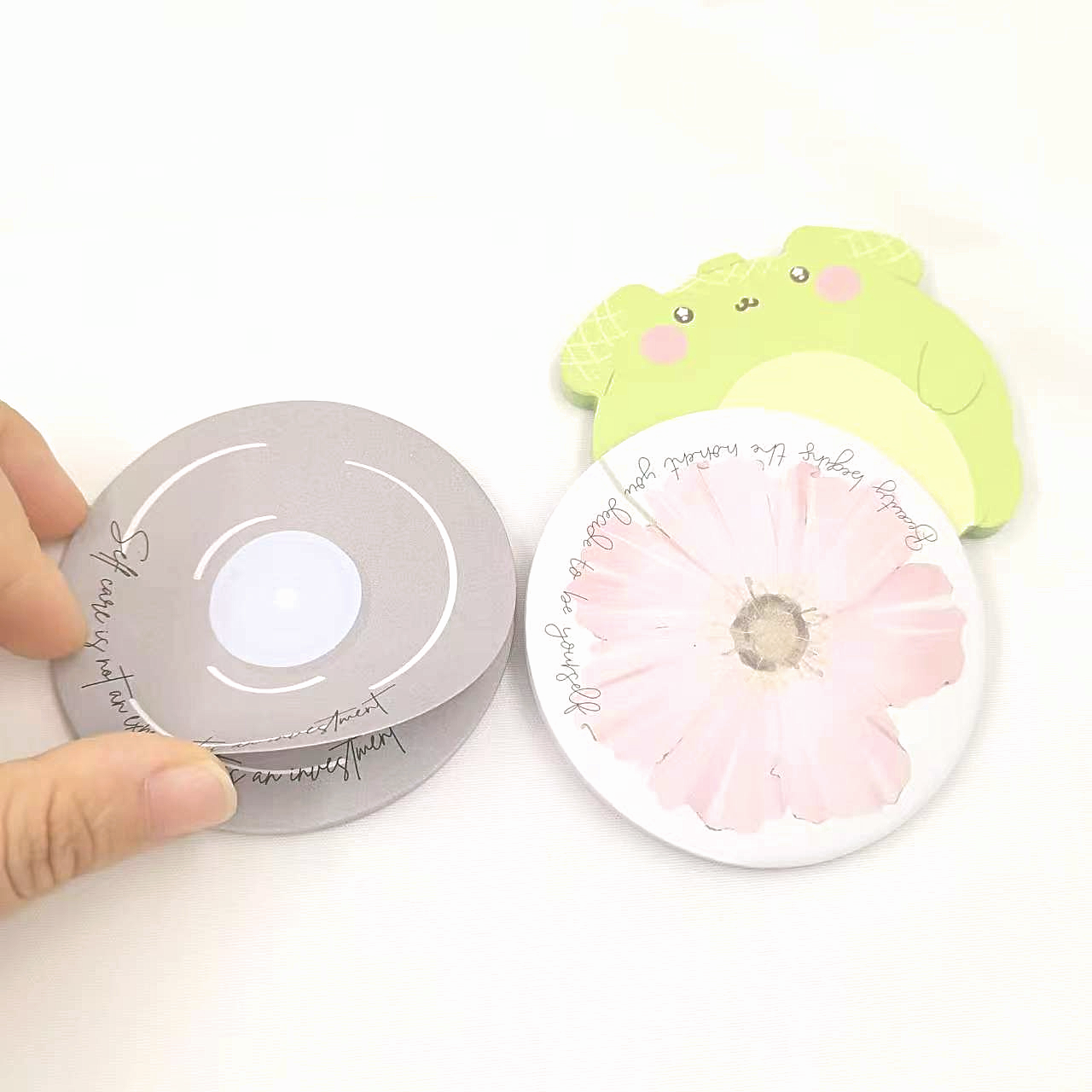 Low MOQ Customized Logo Printed Simple Fashion Lovely A4 A5 Sticky Notes custom shaped Sticky Notes pad For Stationery