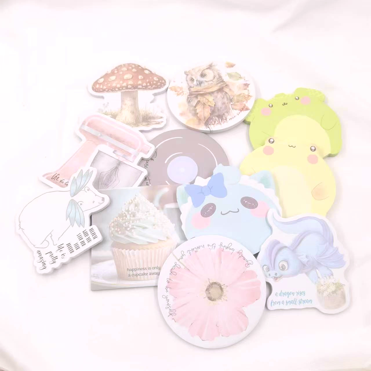 Low MOQ Customized Logo Printed Simple Fashion Lovely A4 A5 Sticky Notes custom shaped Sticky Notes pad For Stationery