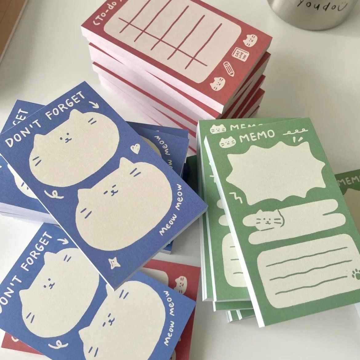 Custom Notepads Cute To Do List Notepad Kawaii Stationery Wholesale Japanese-Stationery Stationary Sticky Notes