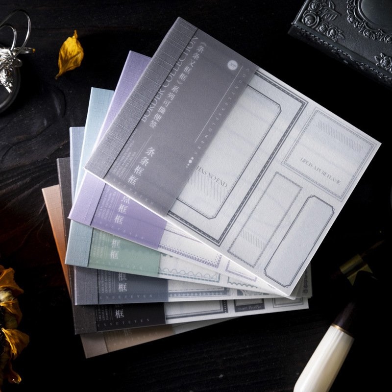 30pcs/pack Stripes and frames series border note book handbook material decorative collage