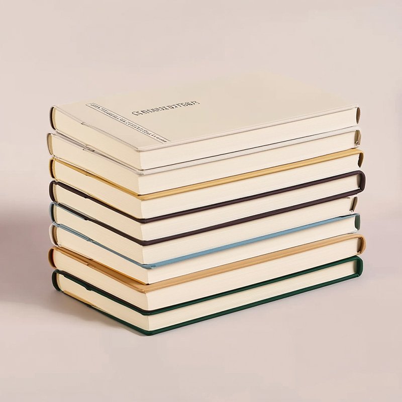 Wholesale Custom A5 PU Leather Journal Diary Notebook Elastic Strap Note Book With Printed Brand Logo Paper Cover Notepad