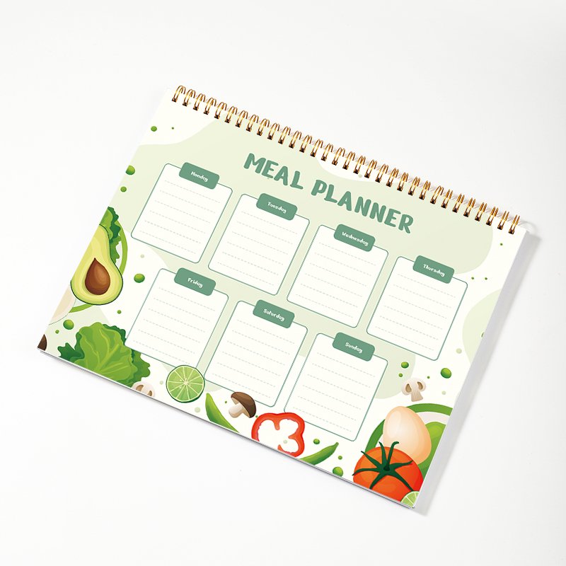 Meal Planner with Grocery List Meal Prep Menu Planning Healthy Diet Notepad and Weight Loss Tracking Planner