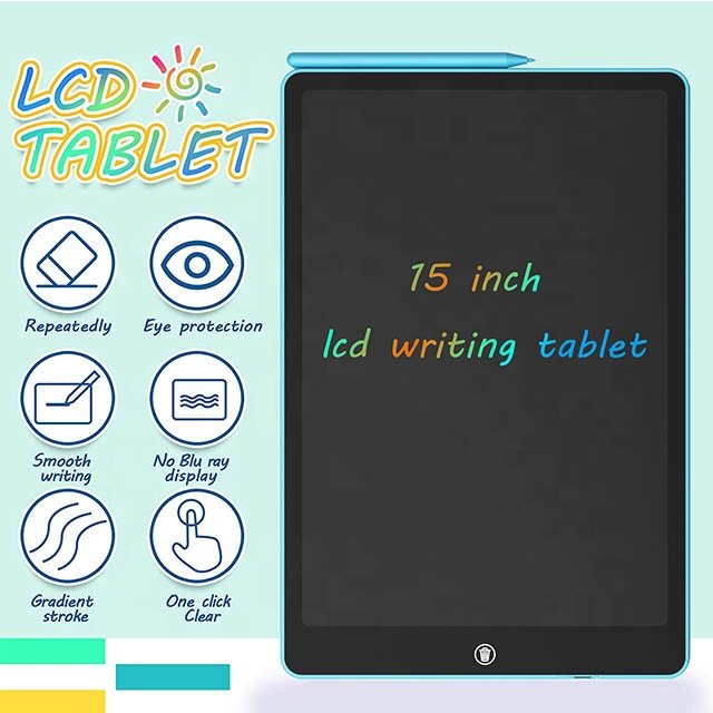 Digital Kids Lcd Drawing Board Interactive Electronic Writing Tablet Handwriting 15/16 Inch Portable Smart LCD Writing Table
