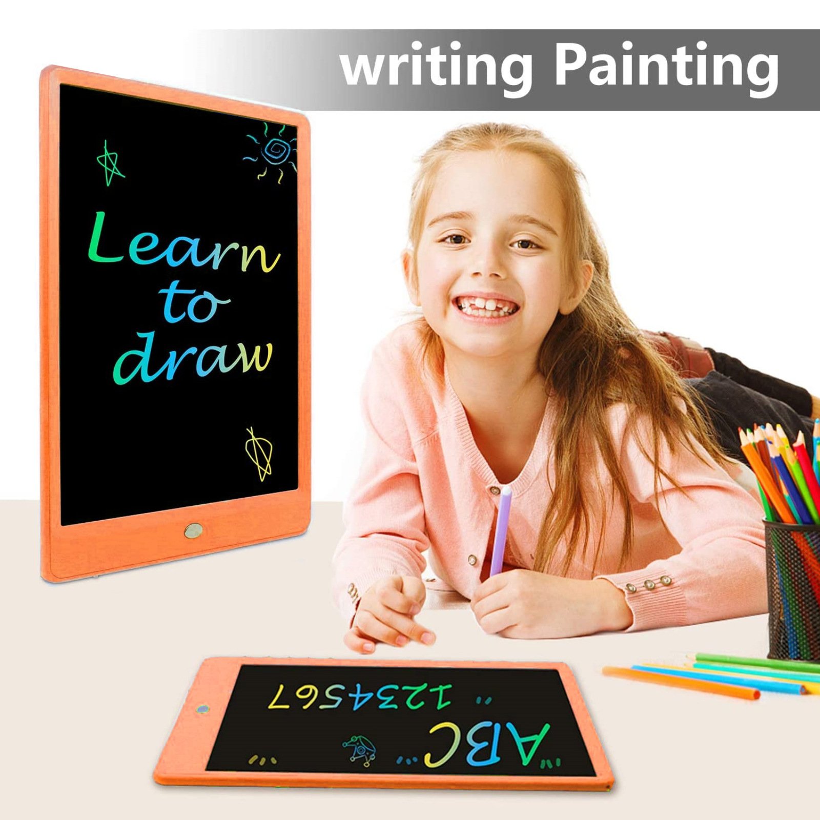 Multicolor unlocked painting/early education/learning doodle drawing pad kids toy lcd writing board