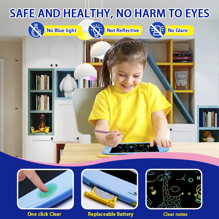 High Quality 8.5 Inch Erasable Drawing Board LCD Writing Tablet Portable Electronic Writing Blackboard Best Gift Kids
