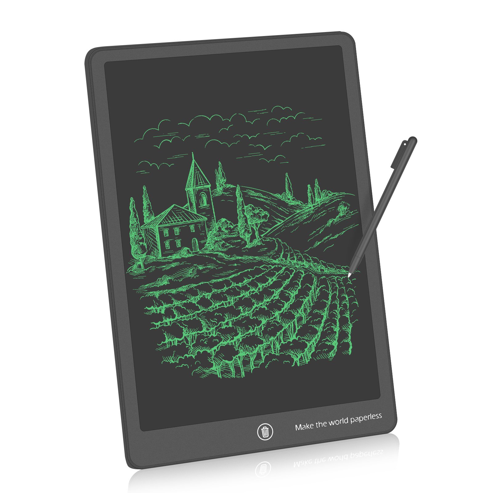 Custom 15 Inch Electronic Lcd Graphic Drawing Tablet E Ink Digital Smart Handwriting Erasable Memo Pad