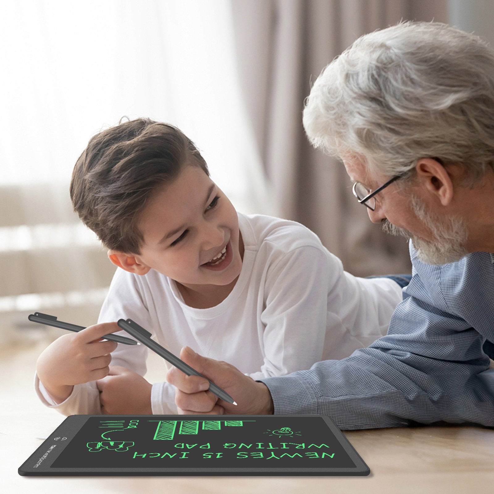 Custom 15 Inch Electronic Lcd Graphic Drawing Tablet E Ink Digital Smart Handwriting Erasable Memo Pad