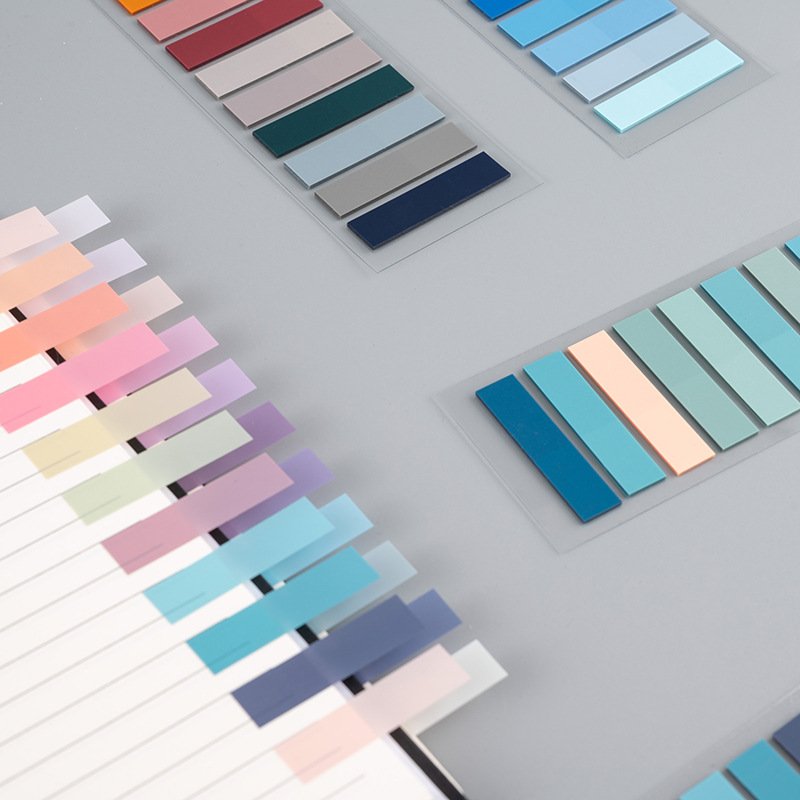 Colorful plastic sticky notes PET sticky notes custom sticky notes Memo Pads stationery