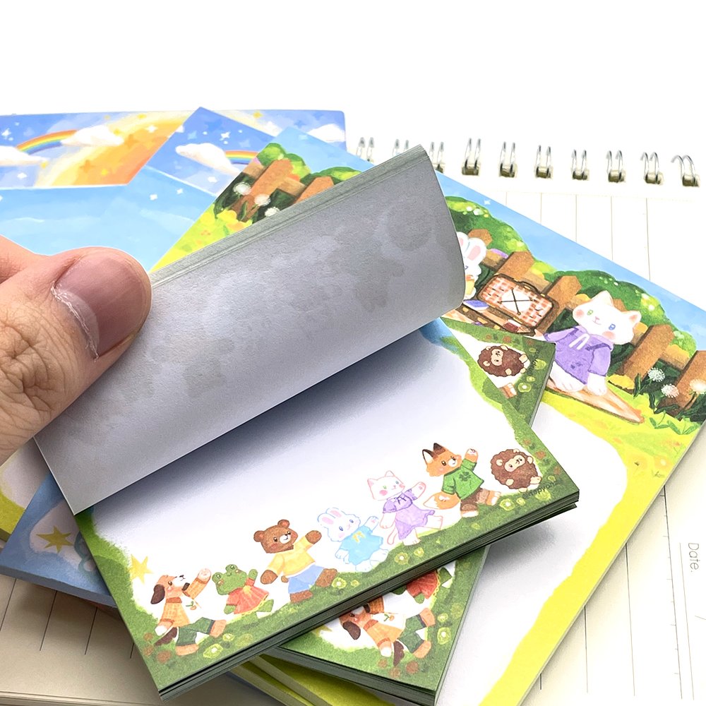 Custom Design Tear Notepad For Custom Memo Pad With Logo Adhesive Tape