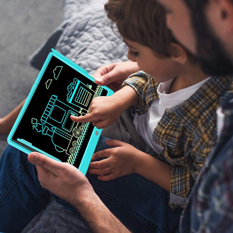 Portable 15-inch Lcd Writing Tablet Erasable Digital Handwriting Board Kids Drawing Memo Pads Christmas Gifts