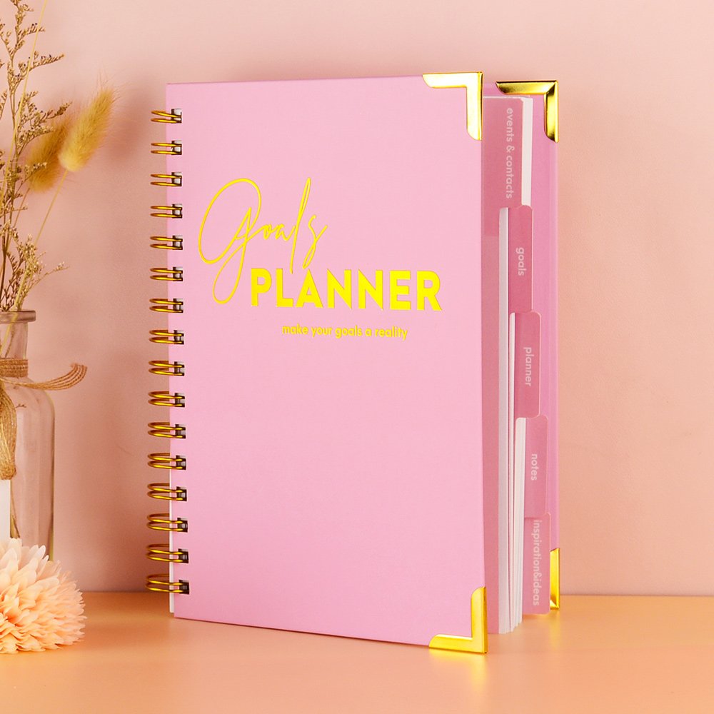 Free Sample A5 School Spiral Journals Custom Logo Cute Notebook Note Book For Girl