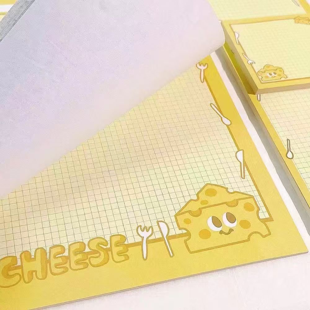 Promotional Custom Printed A6 Notepad Square Memo pads Stationery Custom Kawaii Memo Pads Tear-off Sheets A5 Note Pad Notepads