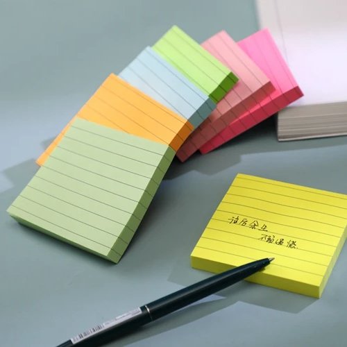 Custom Sticky Notes No Minimum Pad Art Memo Pad Sticky Note Mountains Colorful Sticky Note Pad notepad Custom stationery