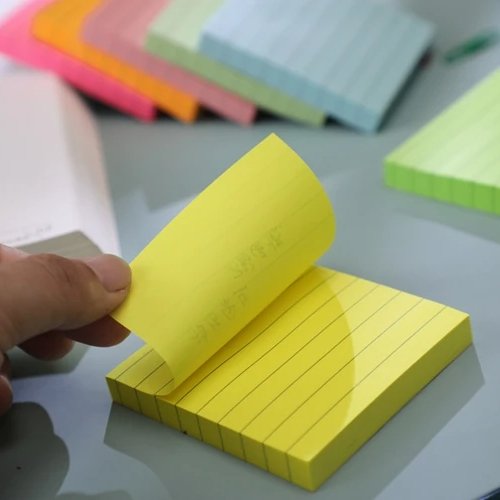 Custom Sticky Notes No Minimum Pad Art Memo Pad Sticky Note Mountains Colorful Sticky Note Pad notepad Custom stationery