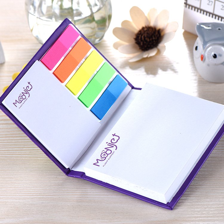Promotional customized rectangular desktop cube memo pad set post sticky note recycled paper Sticky Notes