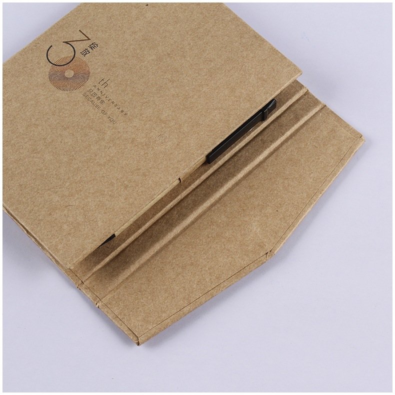 New arrival memo pad set post sticky note recycled paper Memo Pads with pen and gradient sticky note