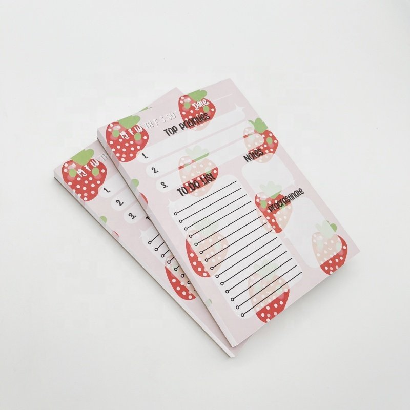 2025 Office Supplies A4 A5 100g Paper Business notebook legal pad Memo Pad Customize logo printed colorful loose leaf notepad
