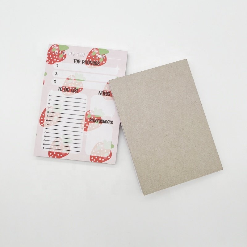 2025 Office Supplies A4 A5 100g Paper Business notebook legal pad Memo Pad Customize logo printed colorful loose leaf notepad