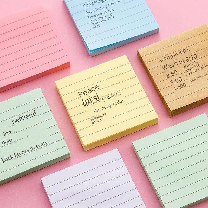 To Do list sticky notes 3x3 size planner memo books cute kawaii office supplies school stationary accessories custom Wholesale