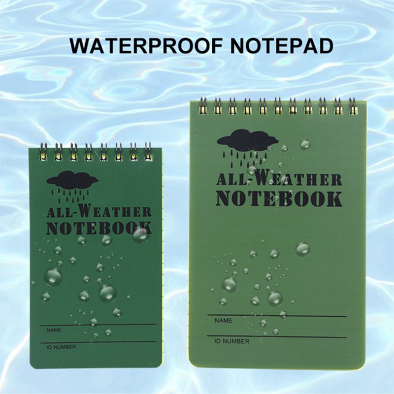 Hot Sale Customized Mini 3"x 5" Spiral Notepad All Weather Waterproof Pocket Notebook Custom Memo Pads