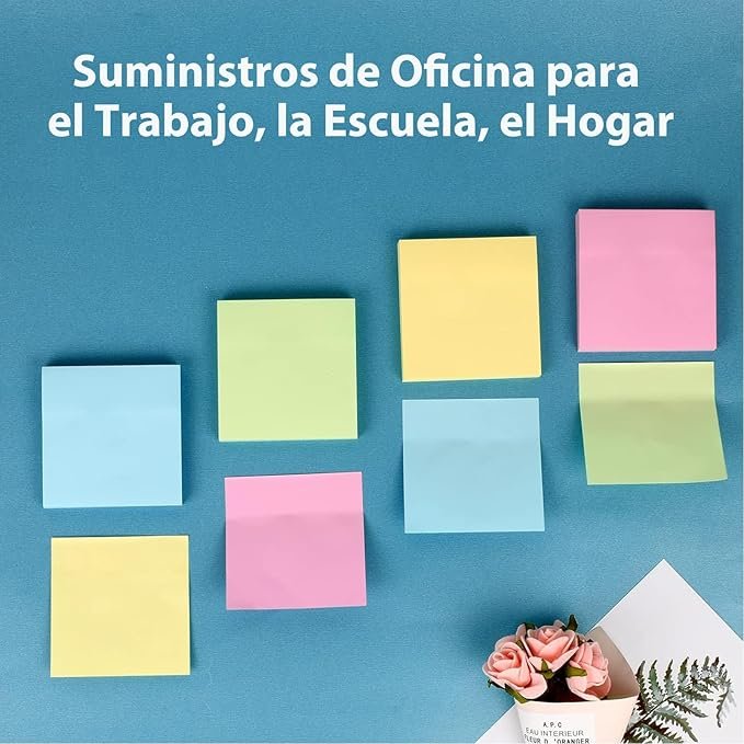 Posted It Notes 4 PCS 200 Sheets, 76 x 76 mm,sticky notes,Office and Student Sticky Notes for to-Do Lists