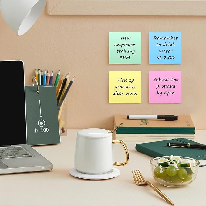 Posted It Notes 4 PCS 200 Sheets, 76 x 76 mm,sticky notes,Office and Student Sticky Notes for to-Do Lists