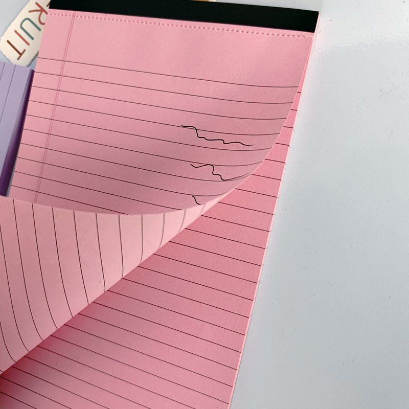 2024 Wholesale Custom Rule daily NotePad with logo Lined Writing to do list notepad for business school home office
