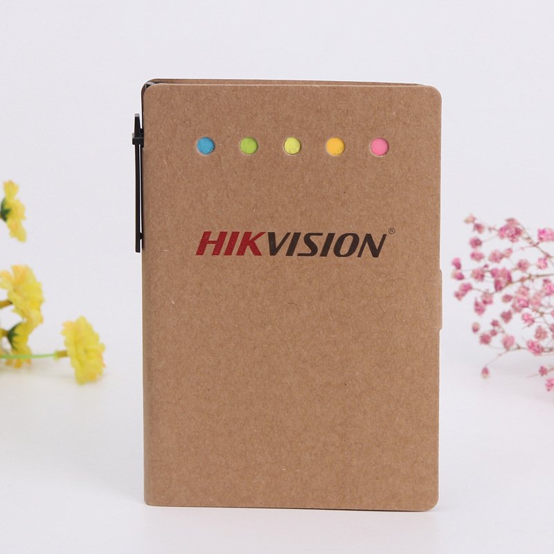 Custom printing multicolor kraft paper card cover memo pad for office writing