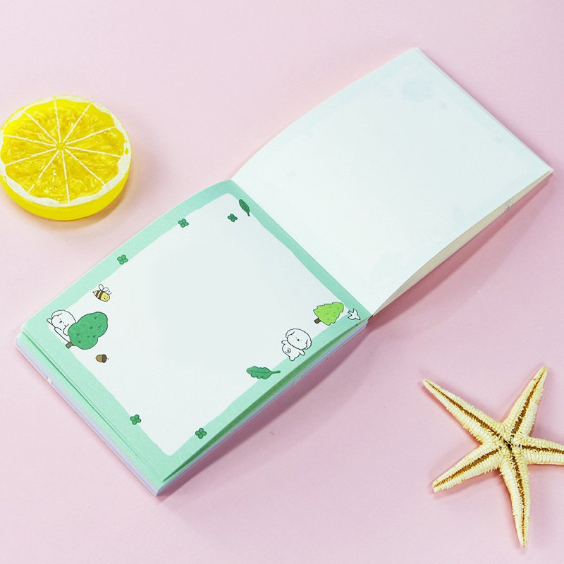 Custom Printing Kawaii Office School Stationery Christmas Sticky Pads Notepad