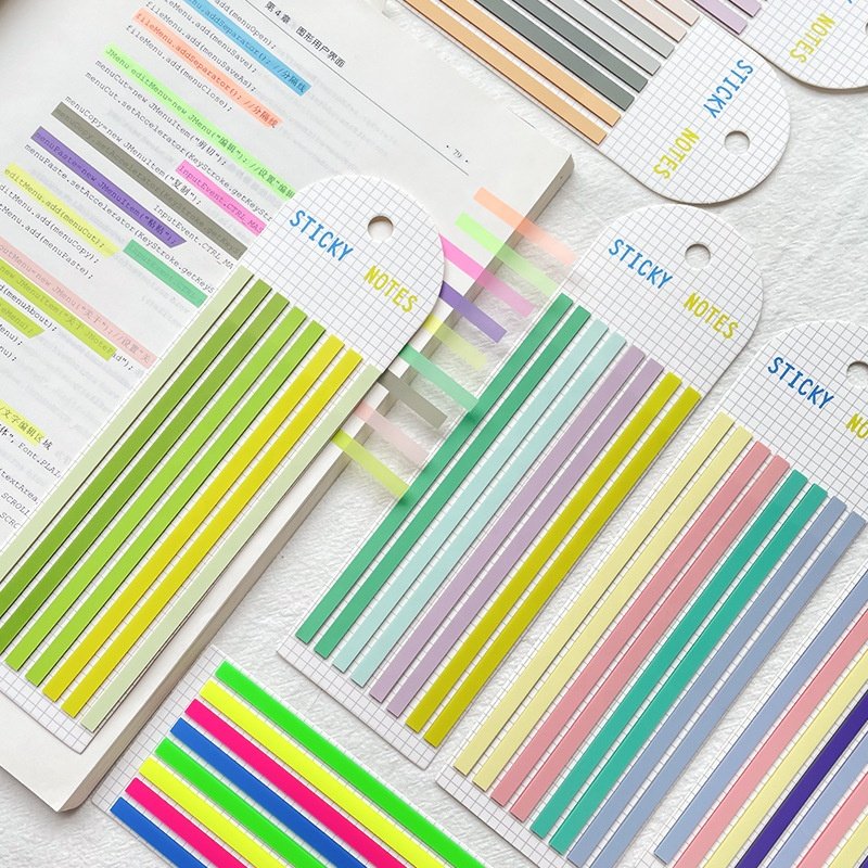 Creative solid color to do list sticky notes kawaii sticky notes for students and office use