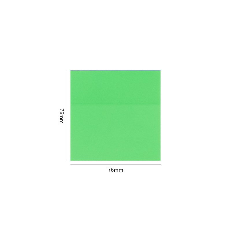 HengXin transparent sticky note 3*3inch stationery notepad self-adhesive fluorescent school supplies