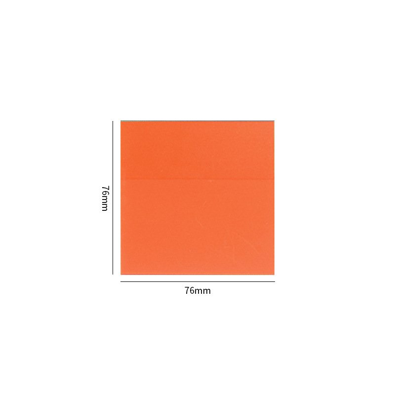 HengXin transparent sticky note 3*3inch stationery notepad self-adhesive fluorescent school supplies