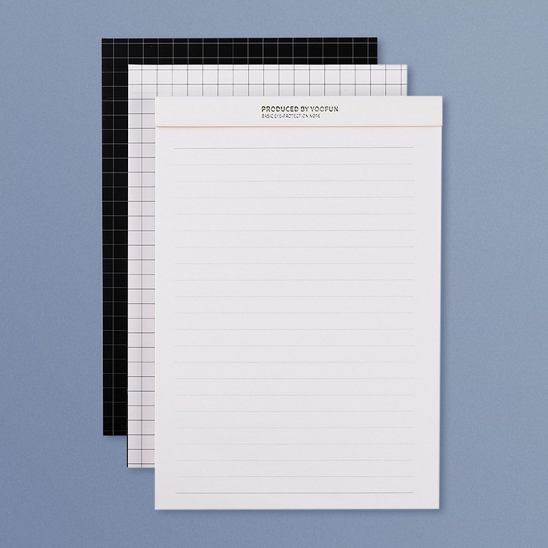 Joytop cheap A5 B5 Thicken 100sheets 70g Paper Business notebook draft Writing Pad legal pad notepad