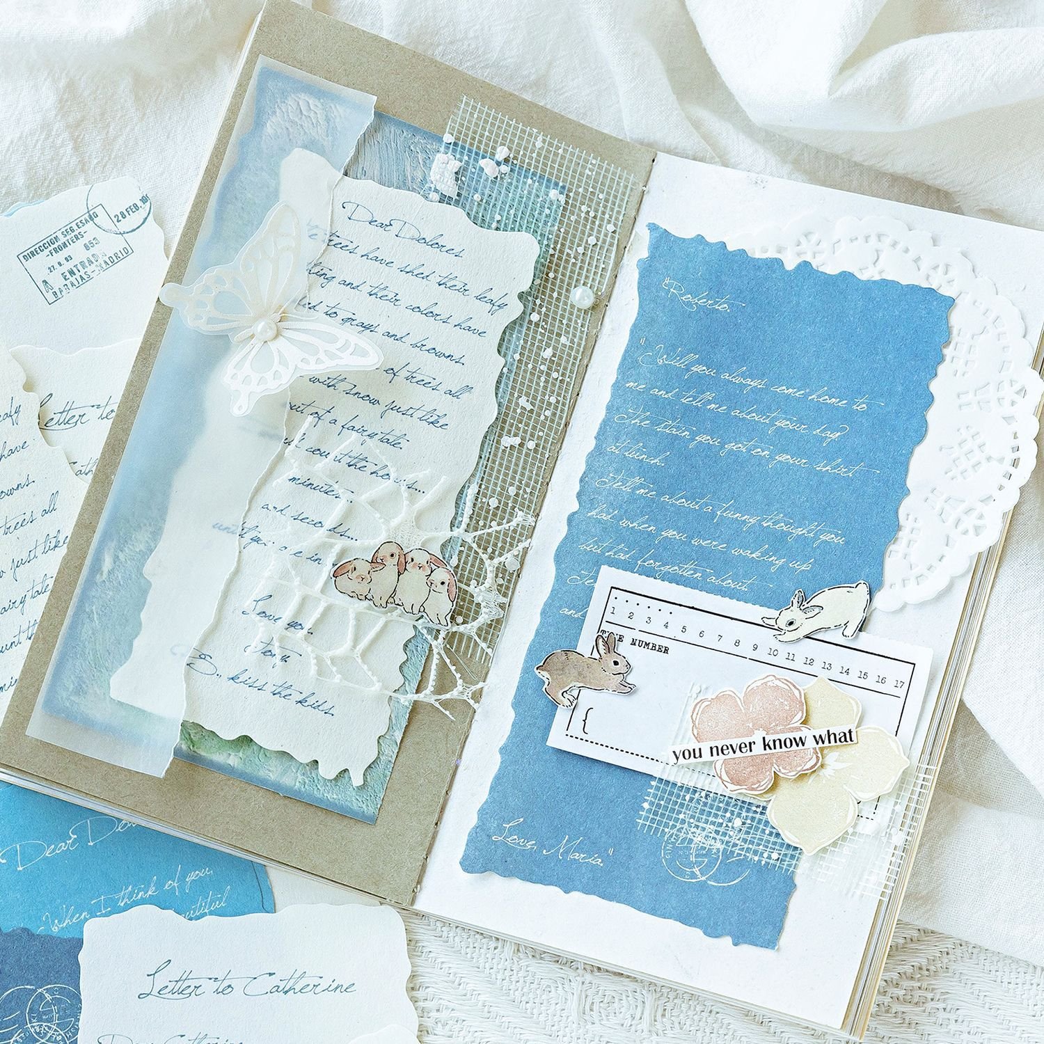 30pcs/pack Material Paper One Paper Poetry Series Vintage Literary Collage Handbook Material