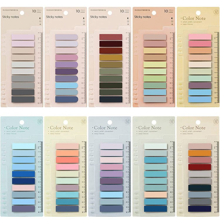 Index tabsmulti colors index tabs self-stick index tabs stationery sticky note