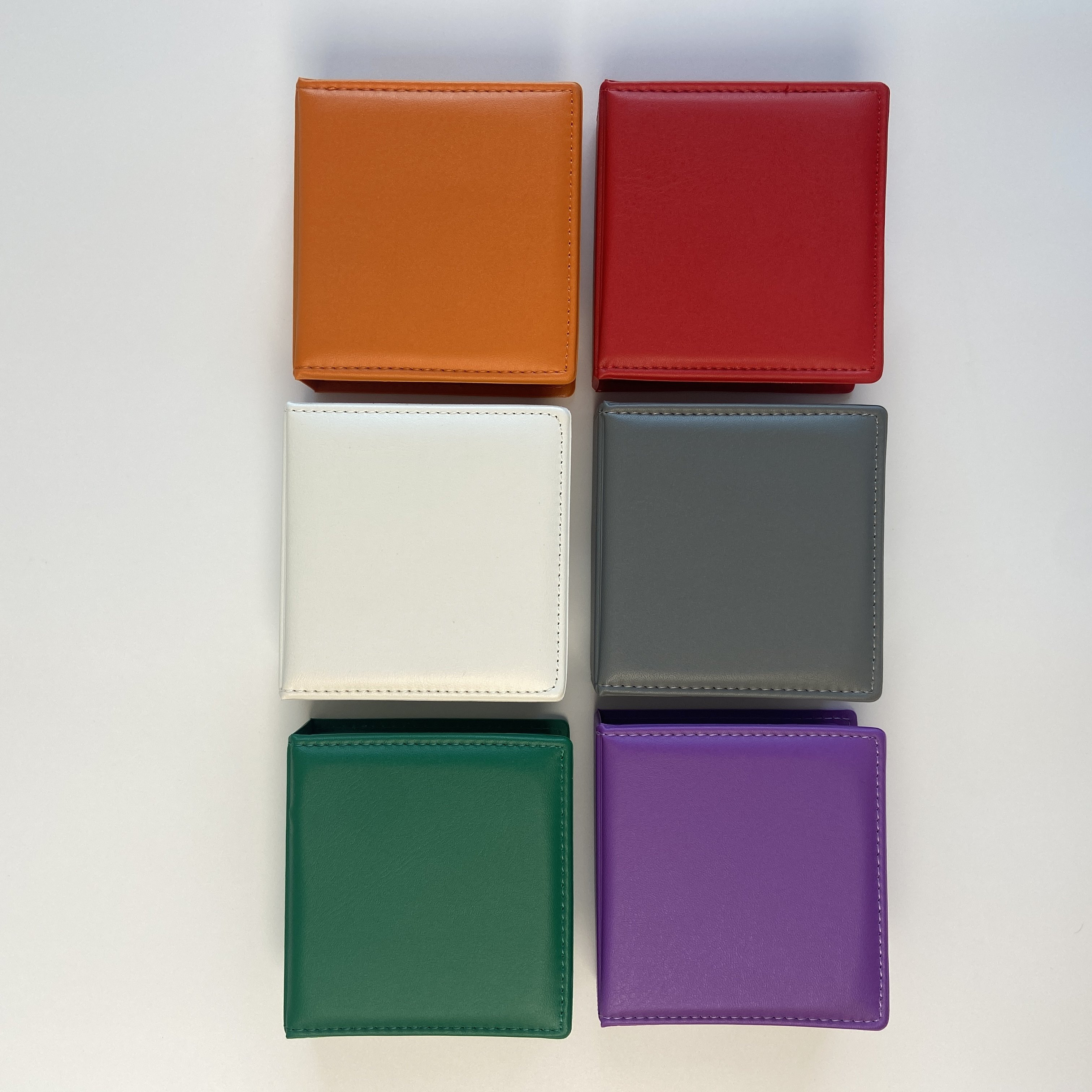 Hot sale custom paper brick non-sticky notes in colored PU box with cover
