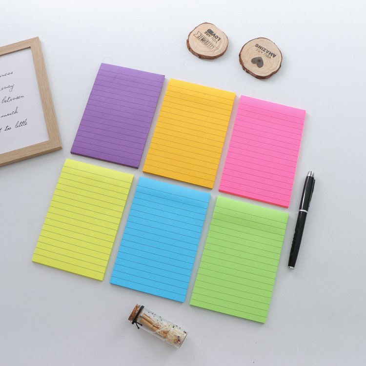 A6 Notebook With Pastel Transparent Sticky Notes Custom High Quality Super Sticky Notes Bloc De Notas Adhesivas Custom Memo Pads