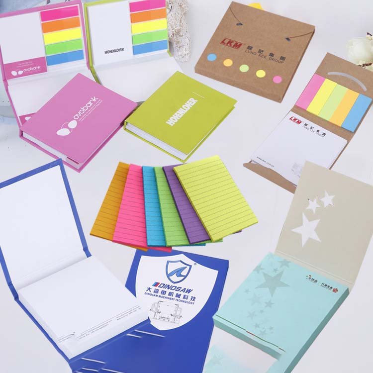 A6 Notebook With Pastel Transparent Sticky Notes Custom High Quality Super Sticky Notes Bloc De Notas Adhesivas Custom Memo Pads