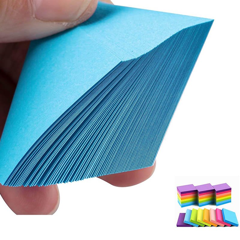 Cheap custom strong adhesive bookmark small mini block pocket diary writing stationery items sheets of sticky notes for books