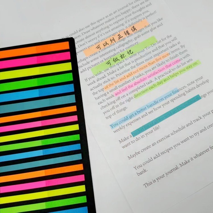 Custom Sticky Notes Self-Adhesive PET Transparent Sticky Notes Pads