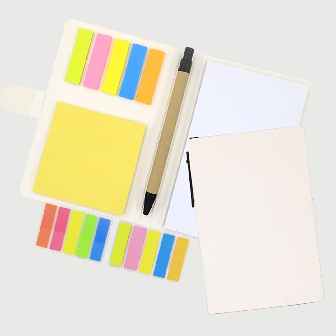 Custom LOGO Printed Small Pocket Sticky Notes A5 Notebook Steno Pads Lined Notepad with Pen