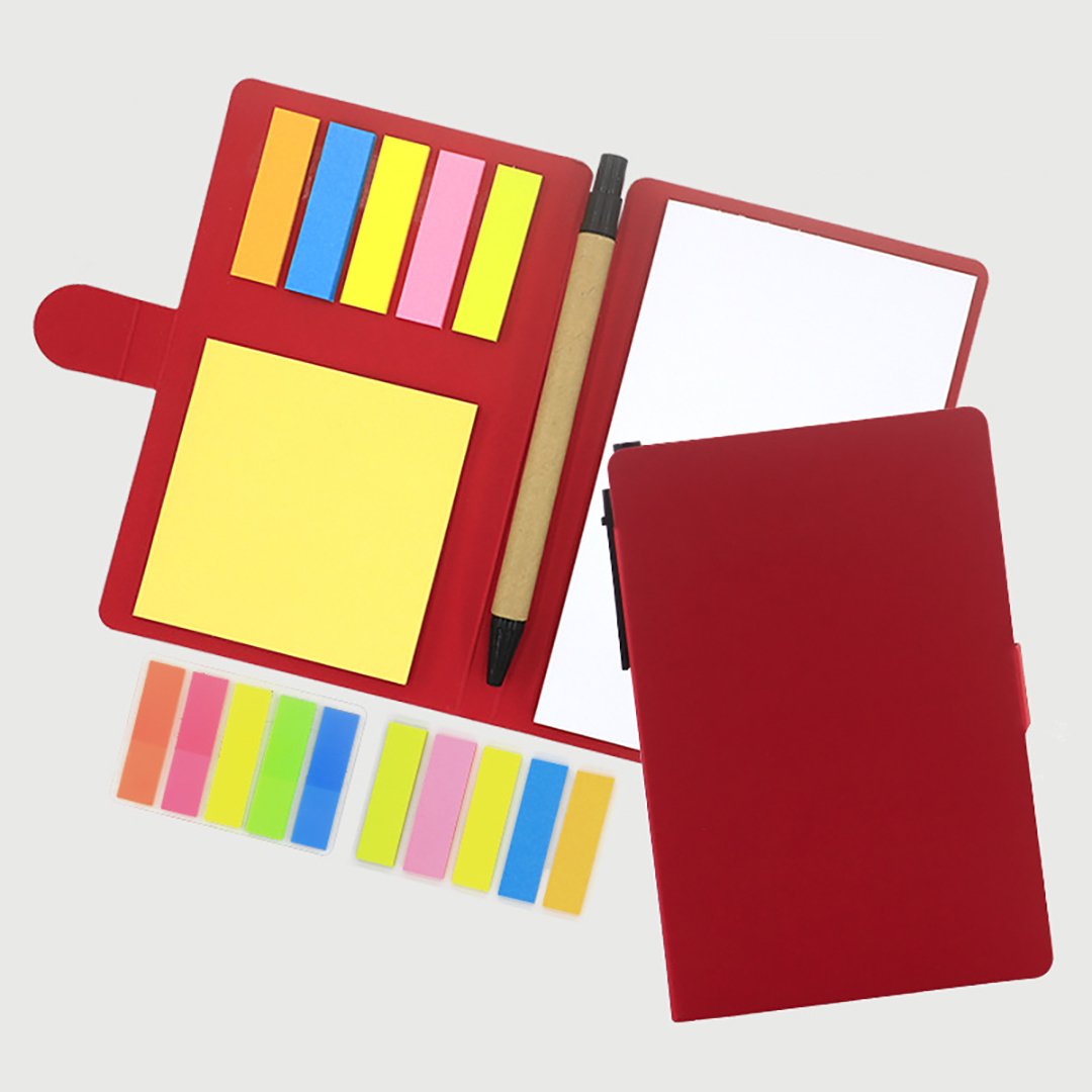 Custom LOGO Printed Small Pocket Sticky Notes A5 Notebook Steno Pads Lined Notepad with Pen
