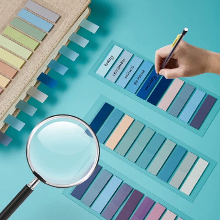 Index tabs multi colors sticky Transparent pet index tabs Office transparent index tabs Sets stationery sticky note