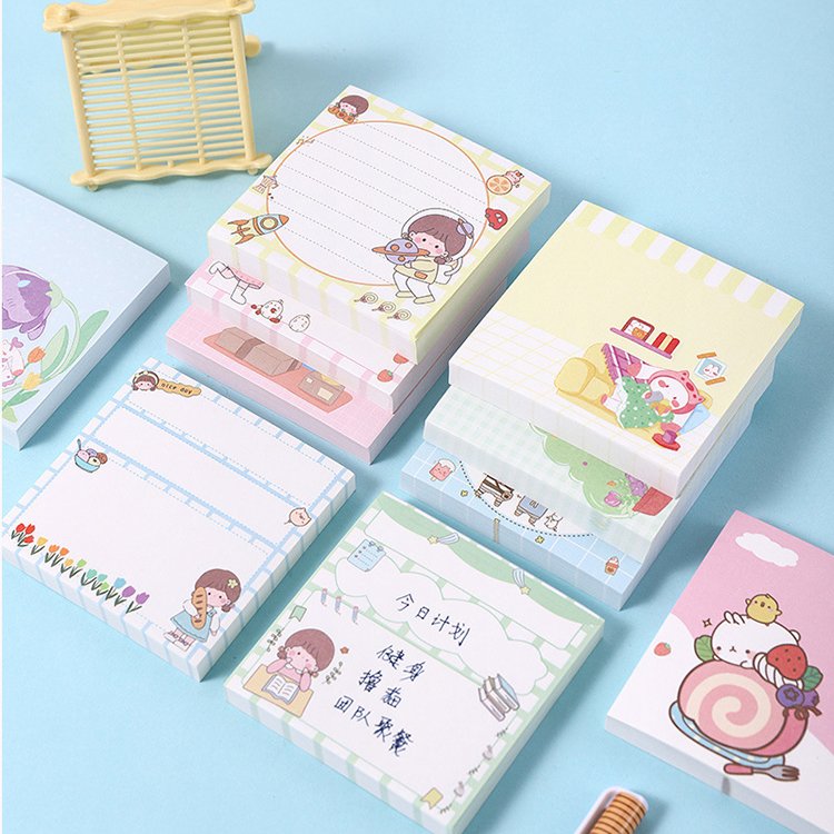 Custom Stationery 76X76Mm Paper Adhesive Stickers Sticky Notes Office School Supplies Custom Stationery