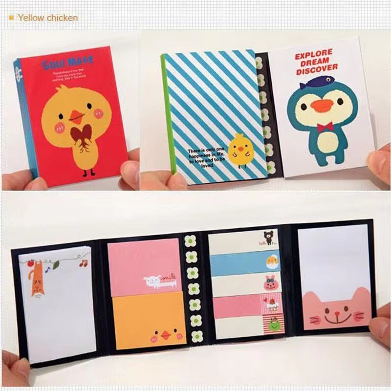 Custom new sticky notes collection, paper pad set, self-adhesive memo pads student stationery customization