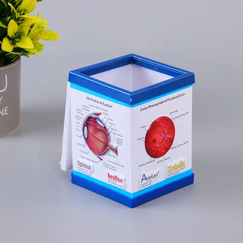 PVC 3d Medical Pen holder Body Chart Embossed 3D with memo pad