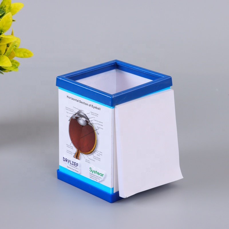 PVC 3d Medical Pen holder Body Chart Embossed 3D with memo pad