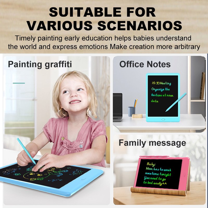 8.5 inch colorful screen lcd writing tablet digital drawing pad doodle board electronic slate factory OEM ODM drawing toys